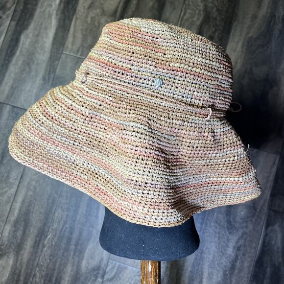 Helen Kaminski Provence 12 Raffia Sun Hat Women\'s One Size Rollable Packable EUC main image 5